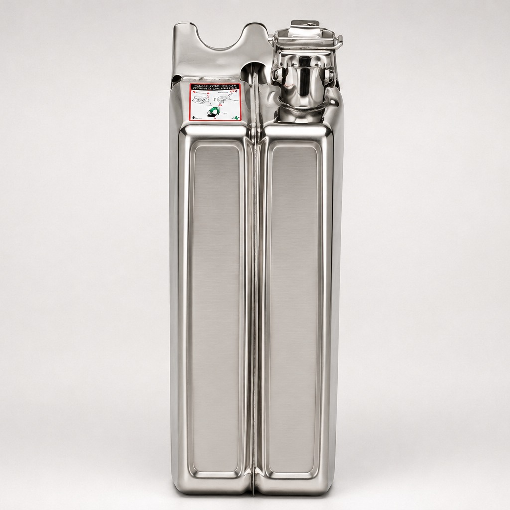20 Litre Petrol & Diesel Jerry Can - Stainless Steel Fuel Can - Image 4